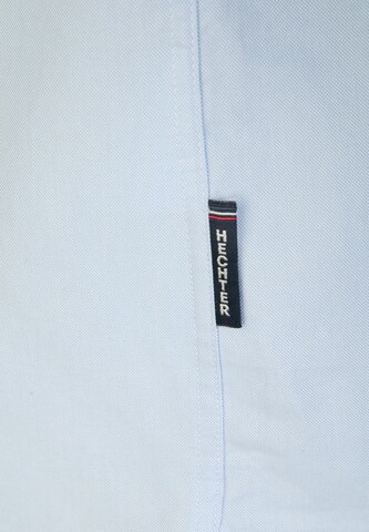 HECHTER PARIS Regular Fit Langarmhemd in Blau