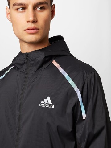 ADIDAS SPORTSWEAR Sportovní bunda 'Marathon' – černá