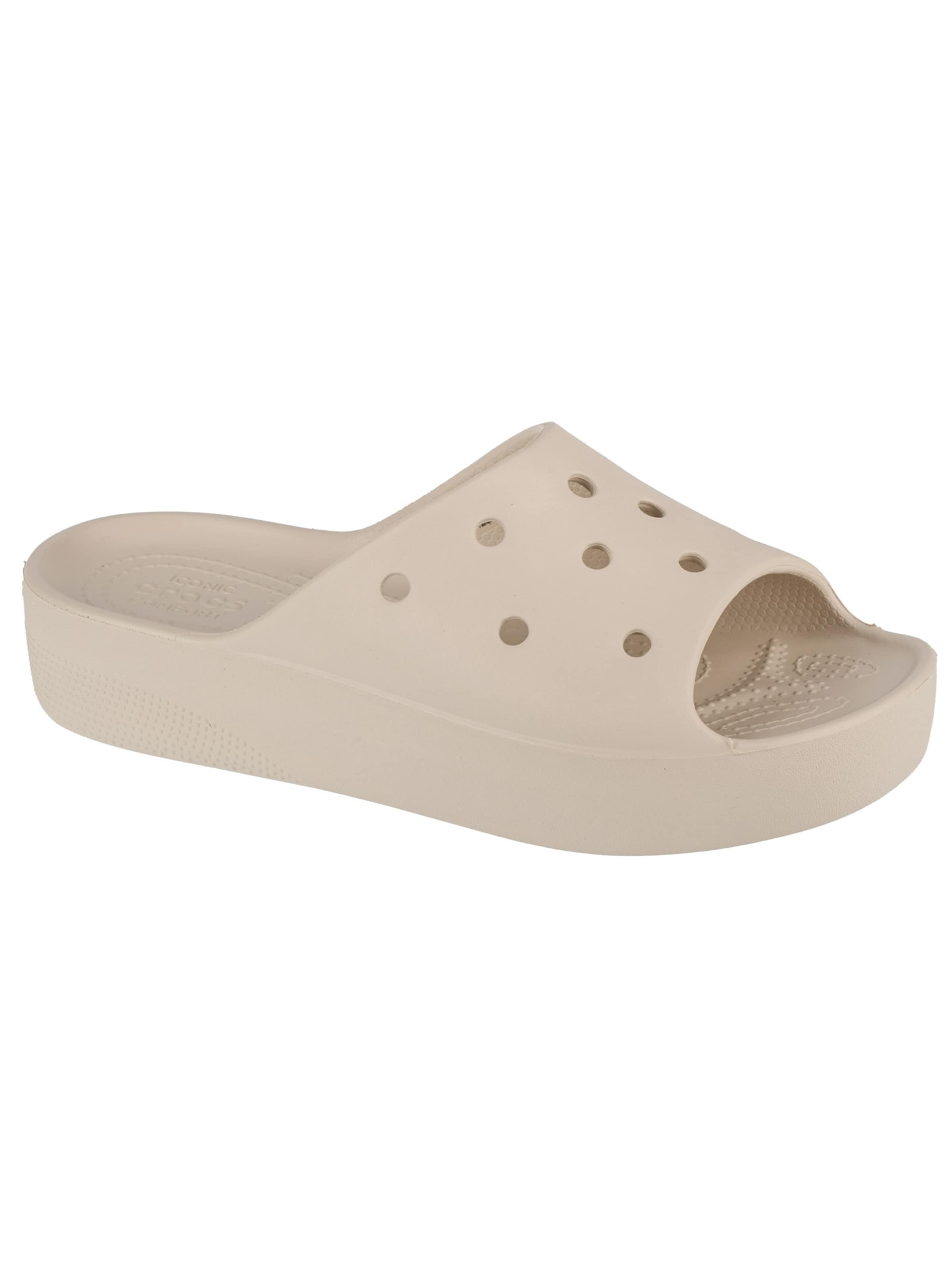 Crocs Strand-/Badeschuh‌‌‌‌‌‌‌ in Beige: Vorderseite