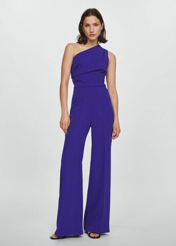 MANGO Jumpsuit 'Yes' in Blauw: voorkant