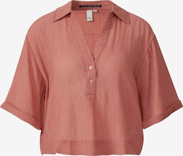 QS Blouse in Oranje: voorkant
