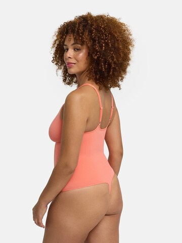 cfab Shaping bodysuit 'Sculpting Shapewear mit String' in Orange