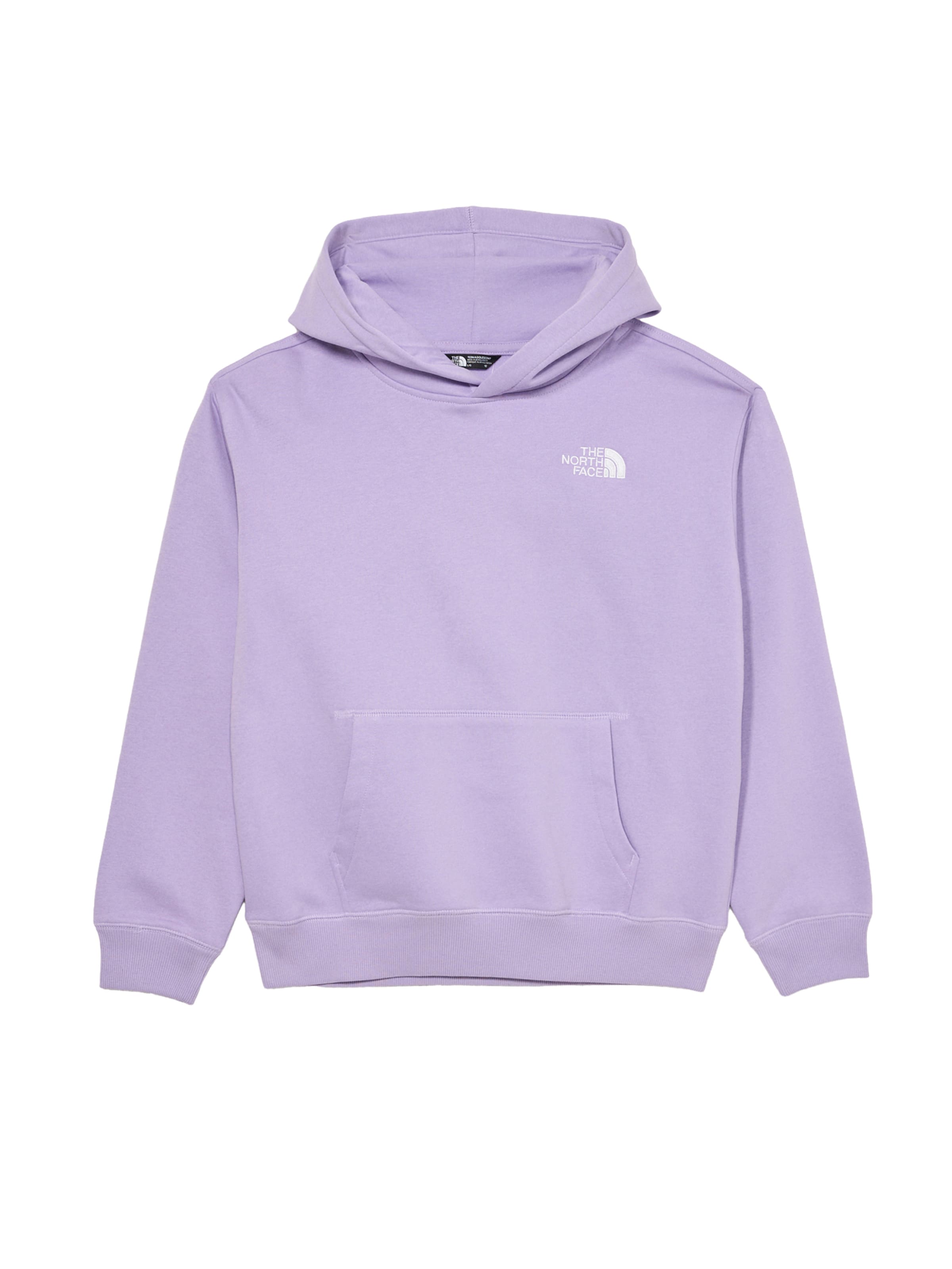 THE NORTH FACE Urheilullinen collegepaita 'Essentials' värissä lila: etupuoli