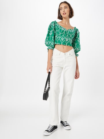 Gina Tricot - Blusa 'Tindra' en verde