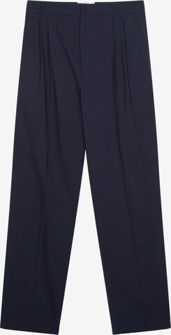 SEIDENSTICKER Loose fit Pleat-Front Pants 'Studio' in Blue: front