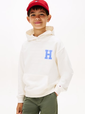 Sweat TOMMY HILFIGER en blanc : devant