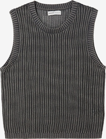 T-Shirt Bershka en gris : devant