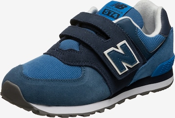 Sneaker di new balance in blu: frontale