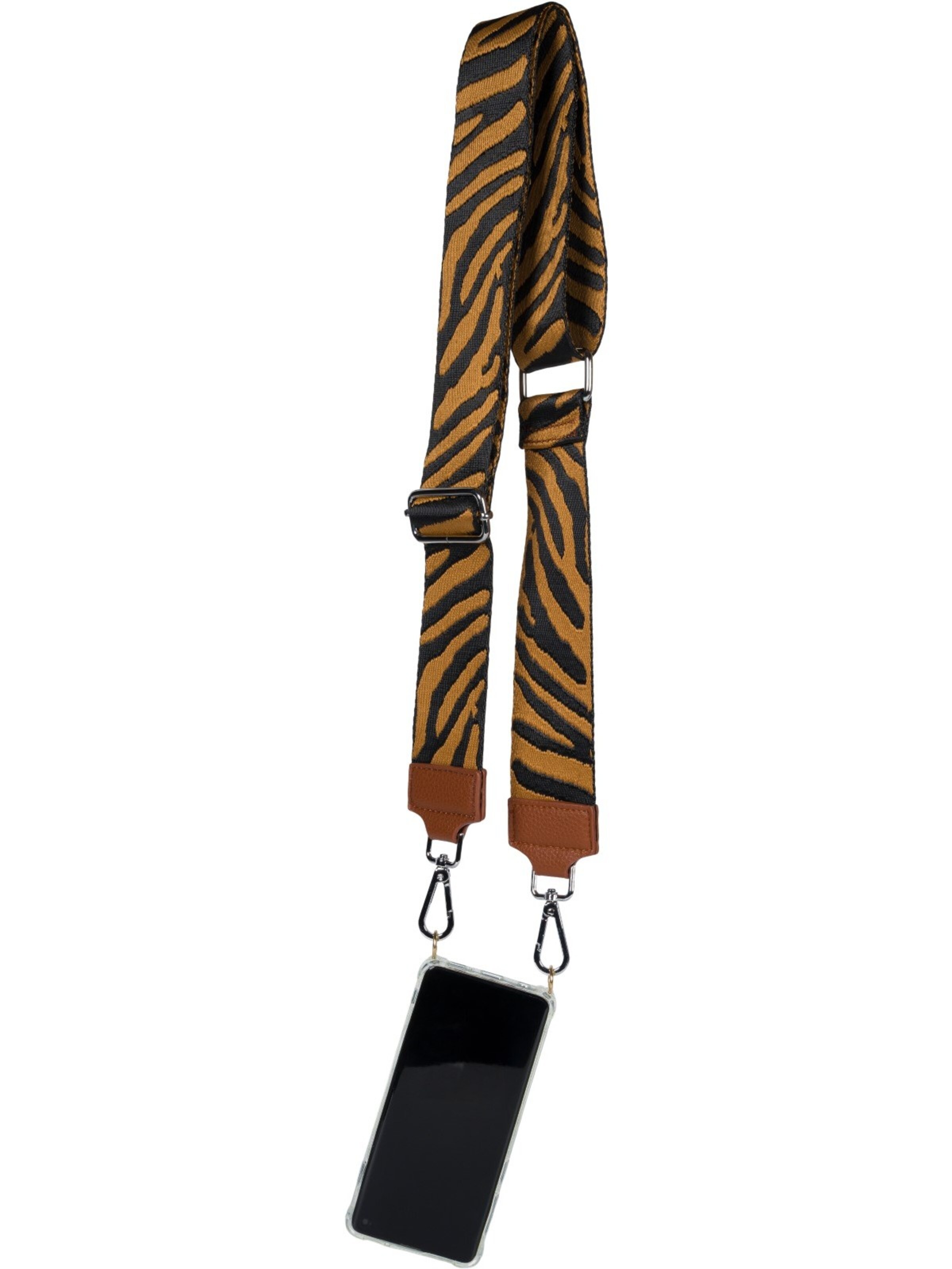 styleBREAKER Taschenzubehör 'Breiter Wechsel Taschengurt Zebra'‌ in Braun