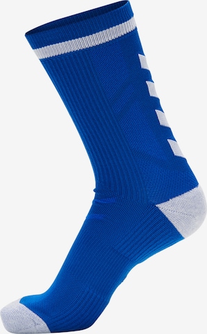 Hummel Athletic Socks in Blue: front