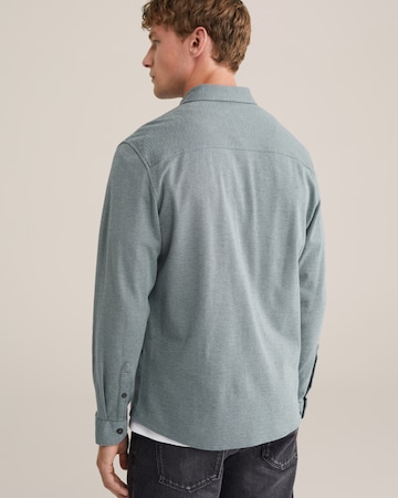 WE Fashion - Ajuste regular Camisa en verde