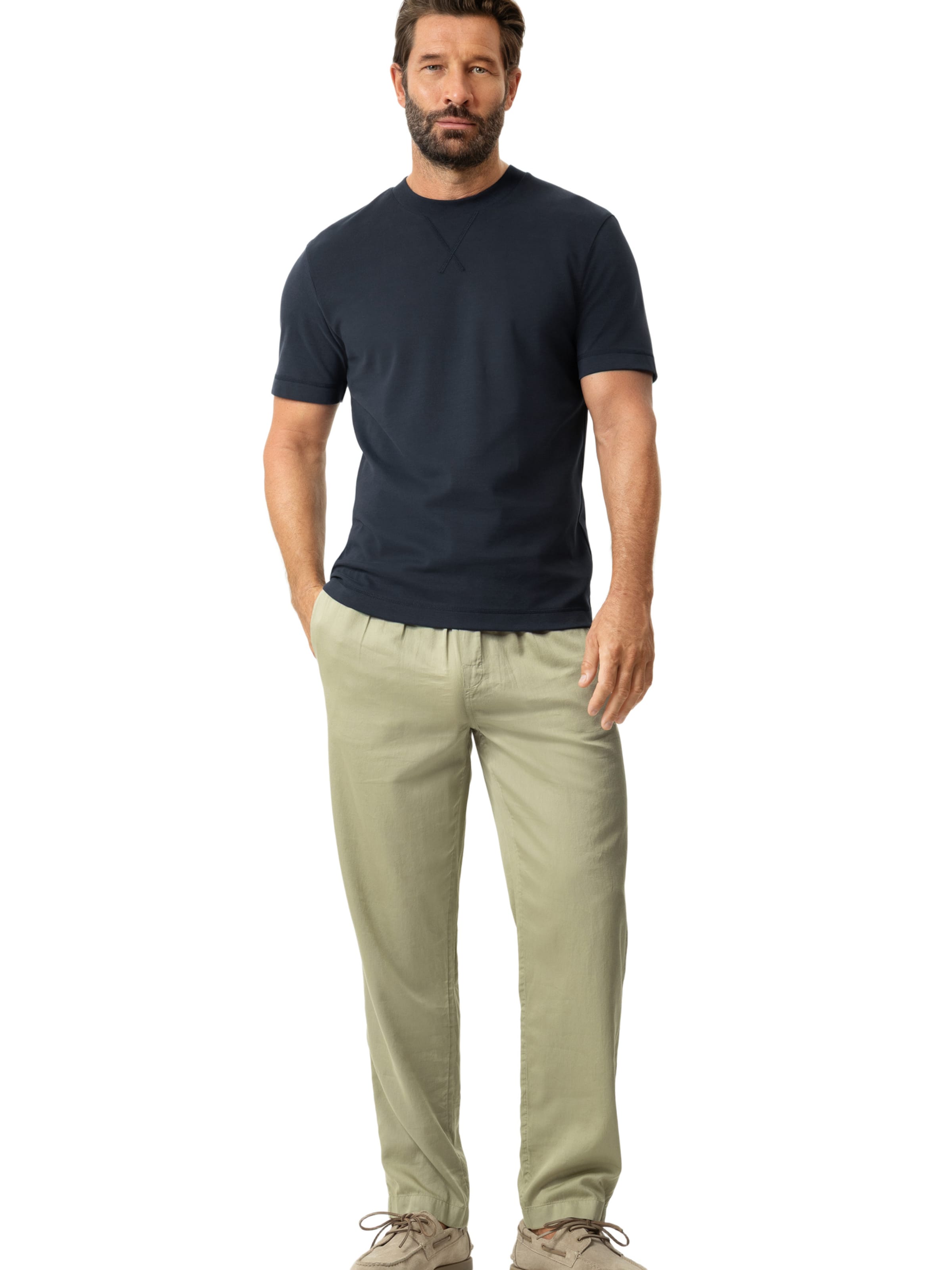 Mey T-Shirt ' Serie Serious Essentials ' in Blau