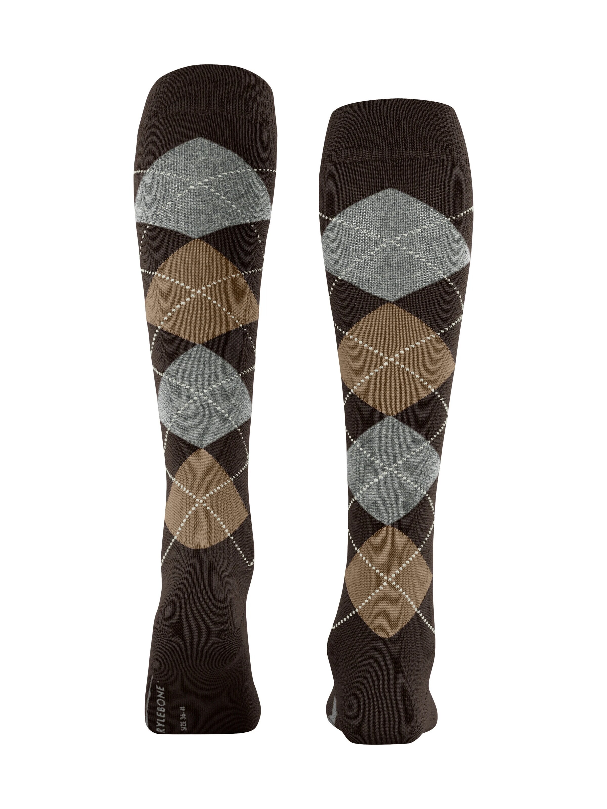 BURLINGTON Over the Knee Socks 'Marylebone' in Brown