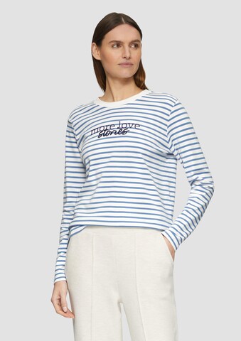 T-shirt s.Oliver en blanc : devant