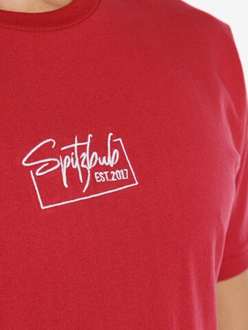 T-Shirt 'Heiko' SPITZBUB en rouge