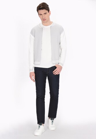 Vestes en maille MO en gris
