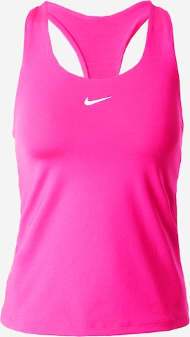 NIKE - Top deportivo 'SWOOSH' en rosa: frente