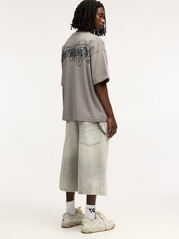 Pull&Bear Koszulka 'STWD' w kolorze szary