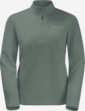 JACK WOLFSKIN - Pullover desportivo 'TAUNUS' em verde: frente