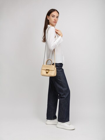 Coccinelle - Bolso de mano en beige: frente