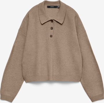 ruda VERO MODA Megztinis 'VMEXCITING': priekis