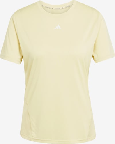 ADIDAS PERFORMANCE Tehnička sportska majica 'Designed For Training' u pastelno žuta / bijela, Pregled proizvoda