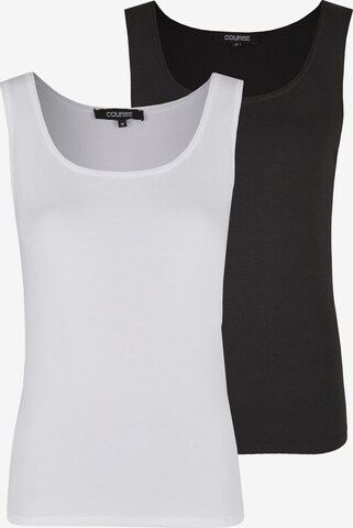 Course Top in Black: front
