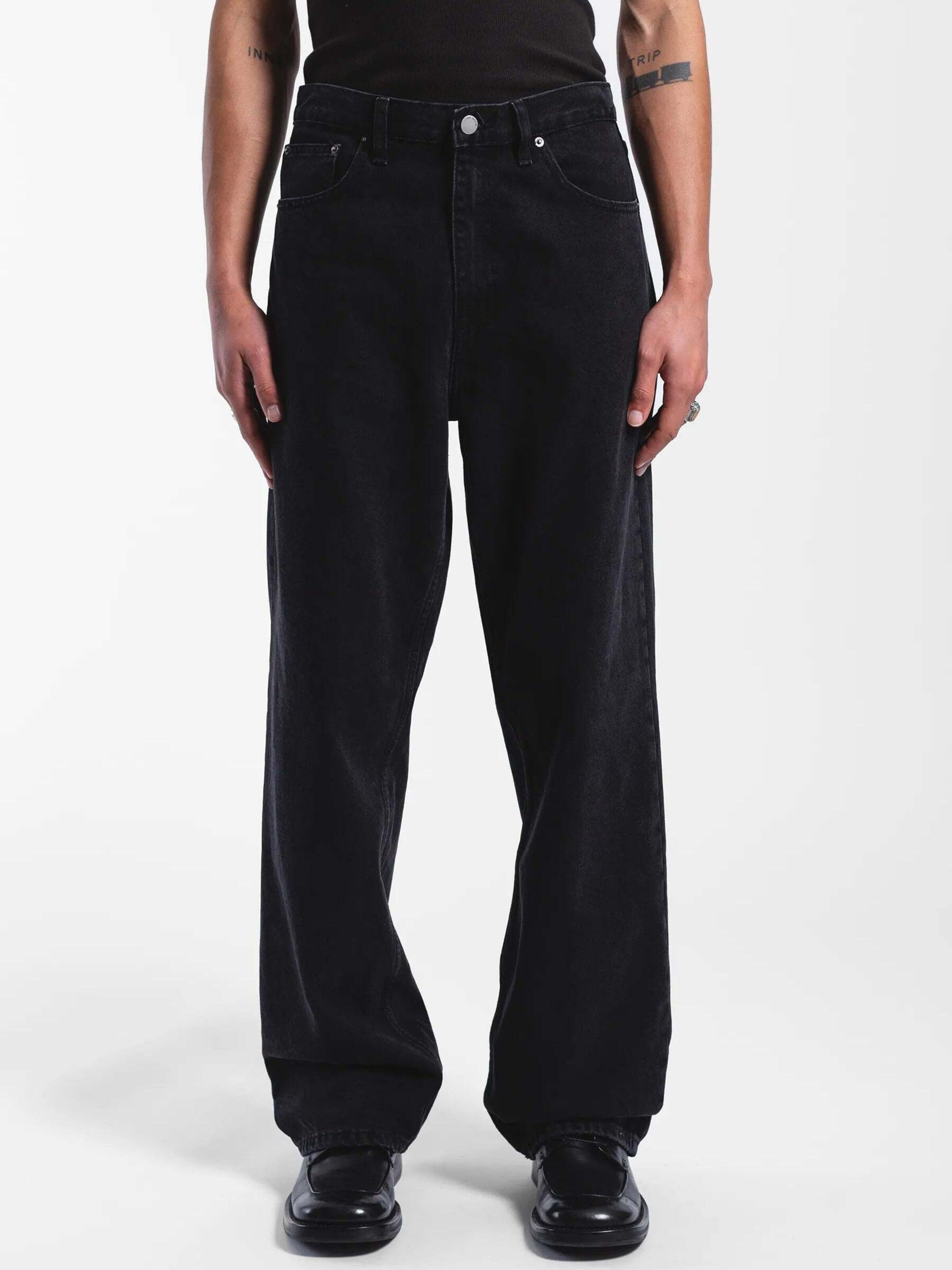 Dr. Denim Loose fit Jeans 'Omar' in Black: front