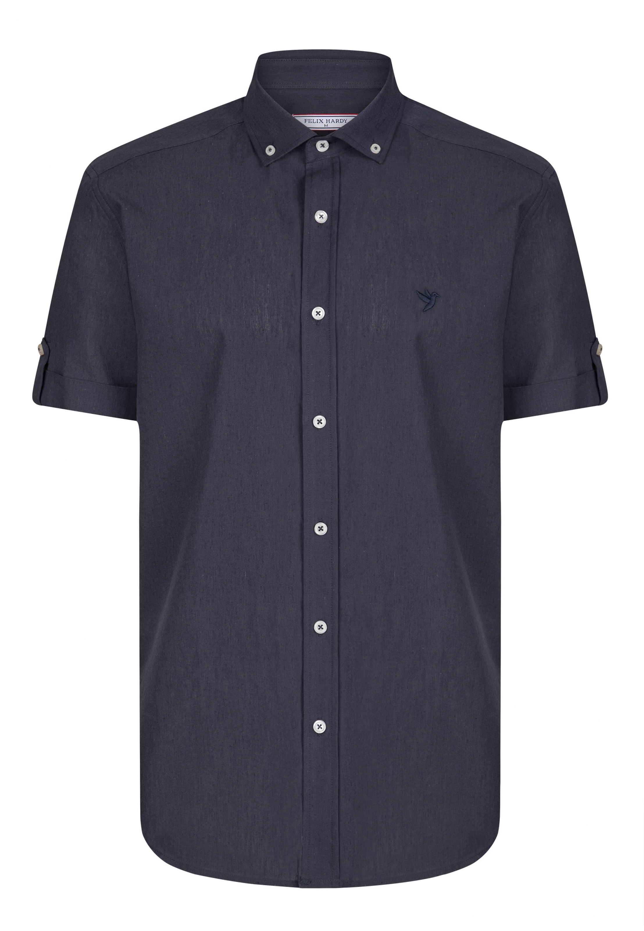 Felix Hardy Regular fit Button Up Shirt in Blue: front