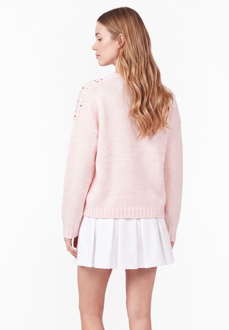 MYMO Gebreid vest 'Young Fashion' in Wit