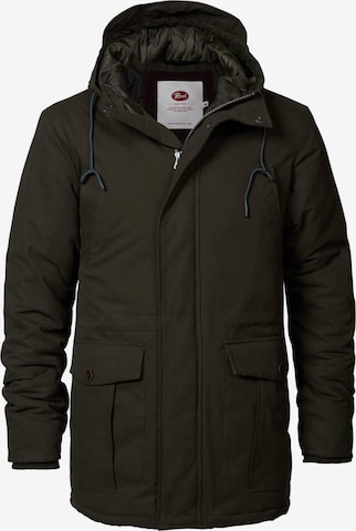 Petrol Industries Winter Parka in Green: front