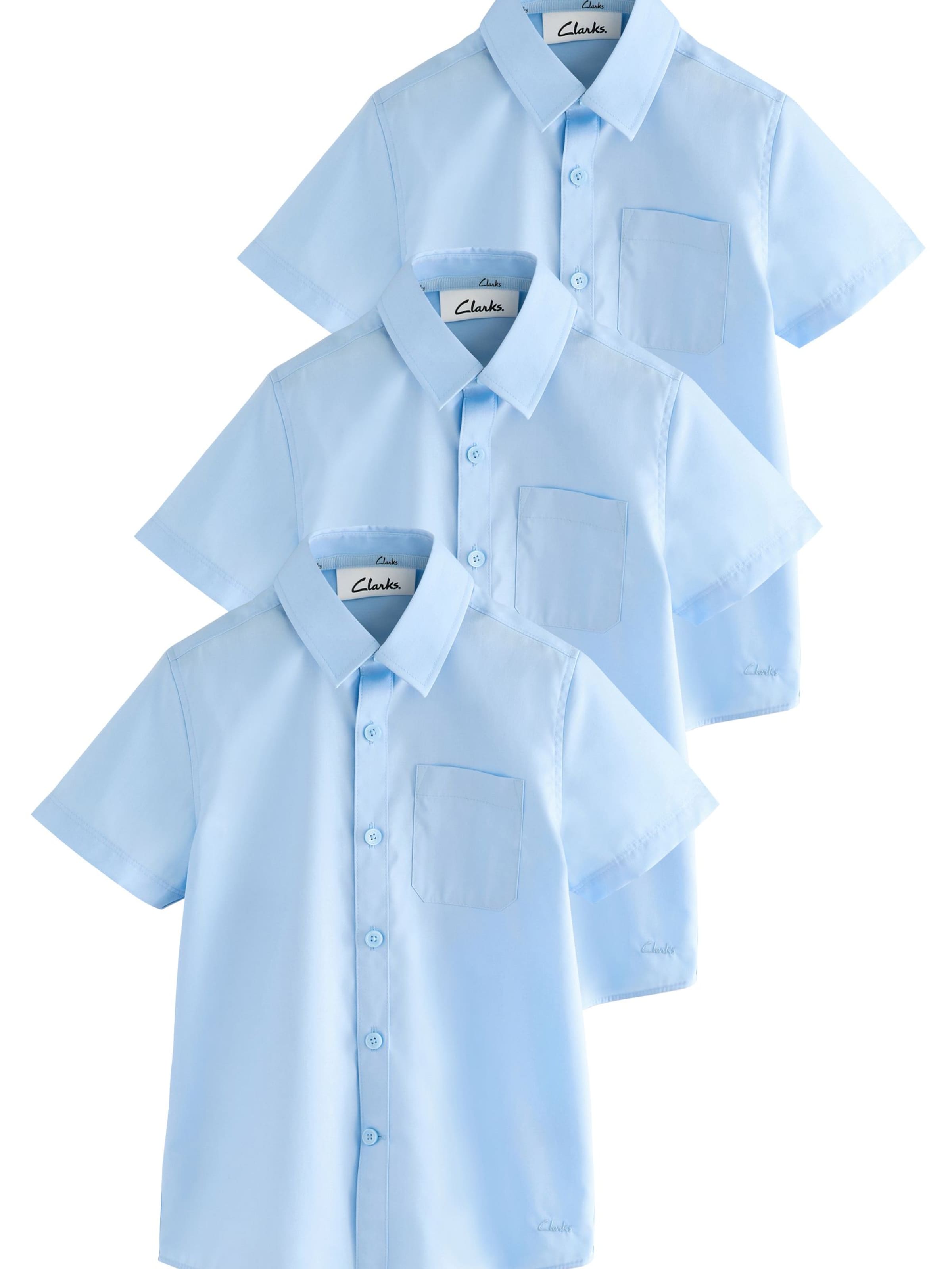 CLARKS Regular fit Srajca | modra barva: sprednja stran
