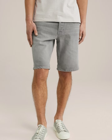WE Fashion Regular Jeans in Grey: front