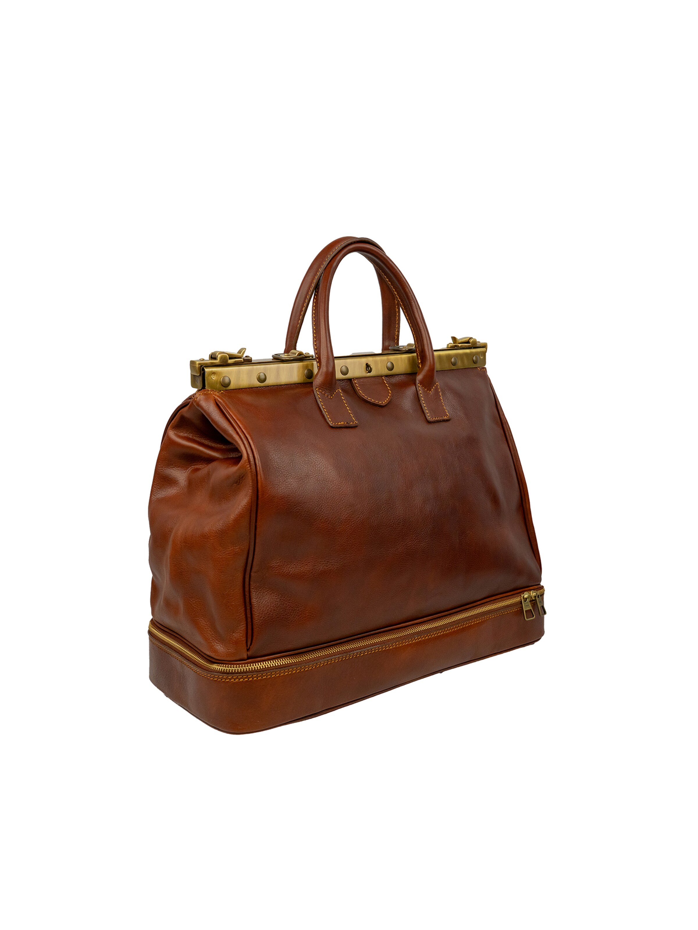 bupell Travel Bag 'Samuele' in Brown: front