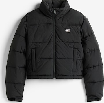 Geacă de primăvară-toamnă de la Tommy Jeans pe negru: față