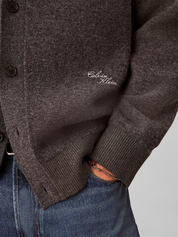 Calvin Klein Strickjacke in Grau