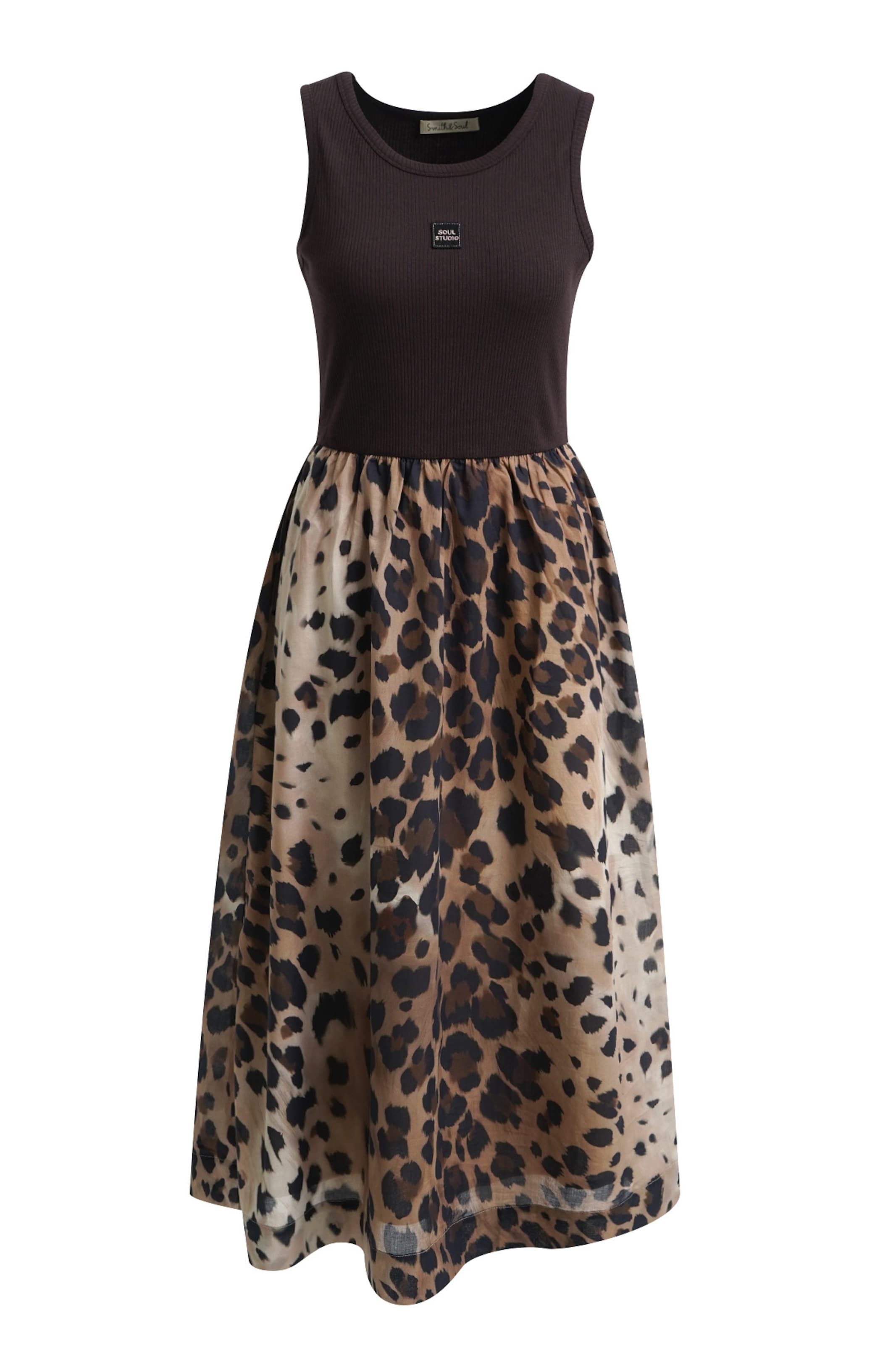 Smith&Soul Summer Dress in Brown: front
