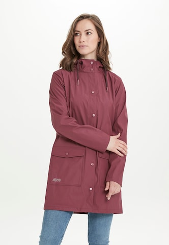 Weather Report Outdoor Jacket 'TASS' in Purple: front