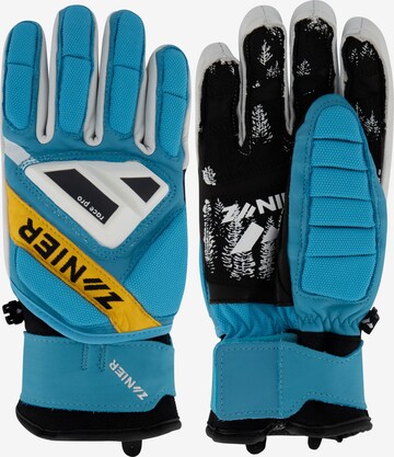 Zanier Gloves 'Gate Killer' in Blue: front