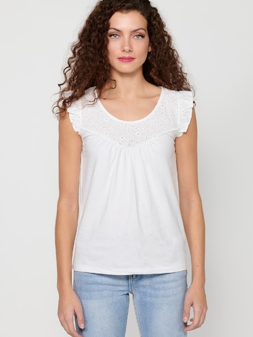 KOROSHI Shirt in White: front