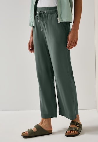 CECIL Loose fit Pants in Green: front