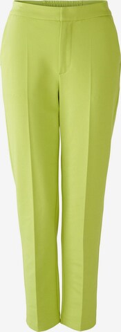 OUI Pleated Pants 'FEYLIA' in Green: front