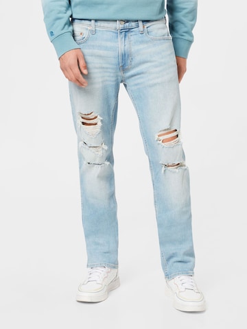 HOLLISTER Slimfit Jeans in Blauw: voorkant