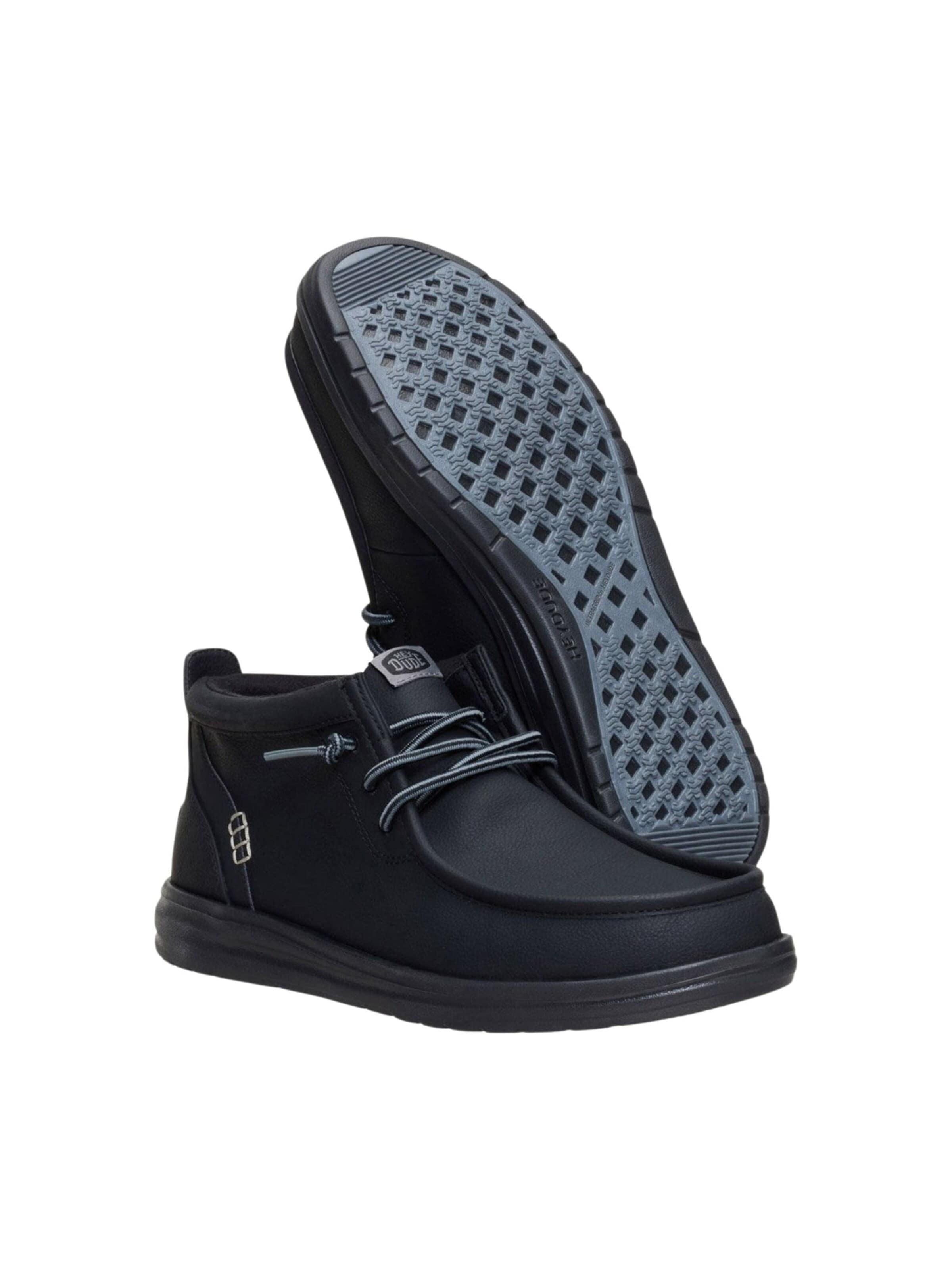 HEY DUDE Buty Chukka 'Wally Mid GripR Classic' w kolorze czarny