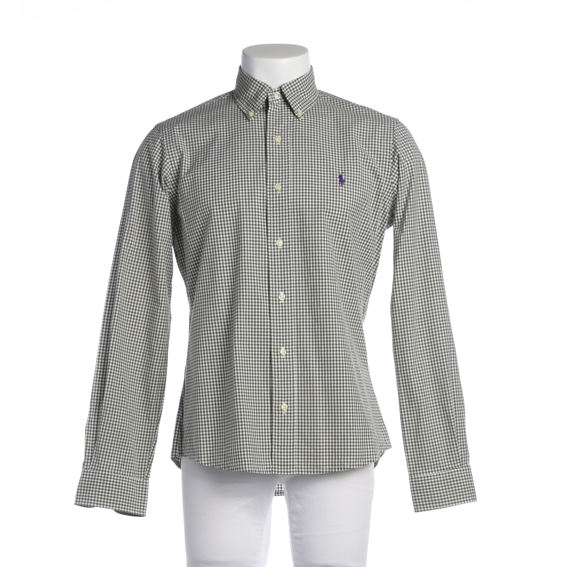 Polo Ralph Lauren Freizeithemd / Shirt / Polohemd langarm in S in grün, Produktansicht