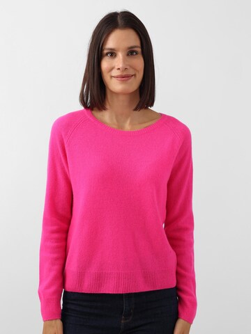 Pull-over Zwillingsherz en rose : devant