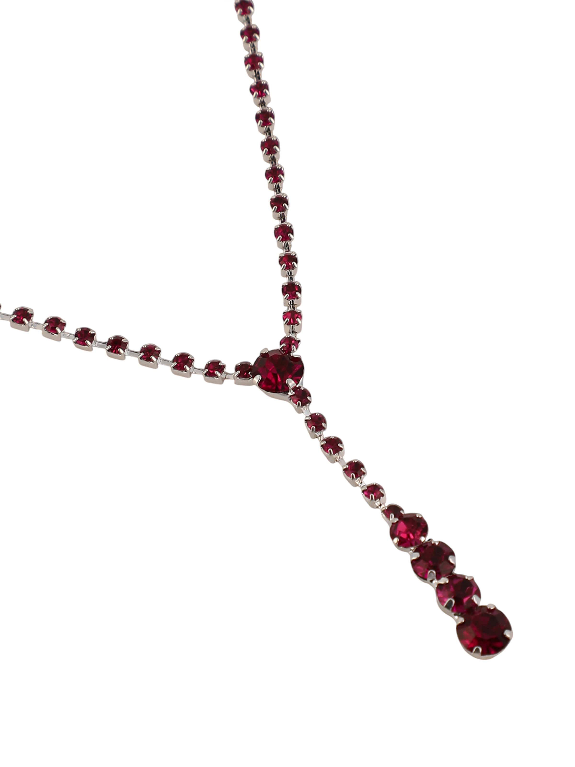 SOHI Zestaw biżuterii 'Hadlee' w kolorze różowy