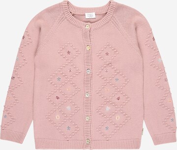 Hust & Claire Knit Cardigan 'CAROLA' in Pink: front