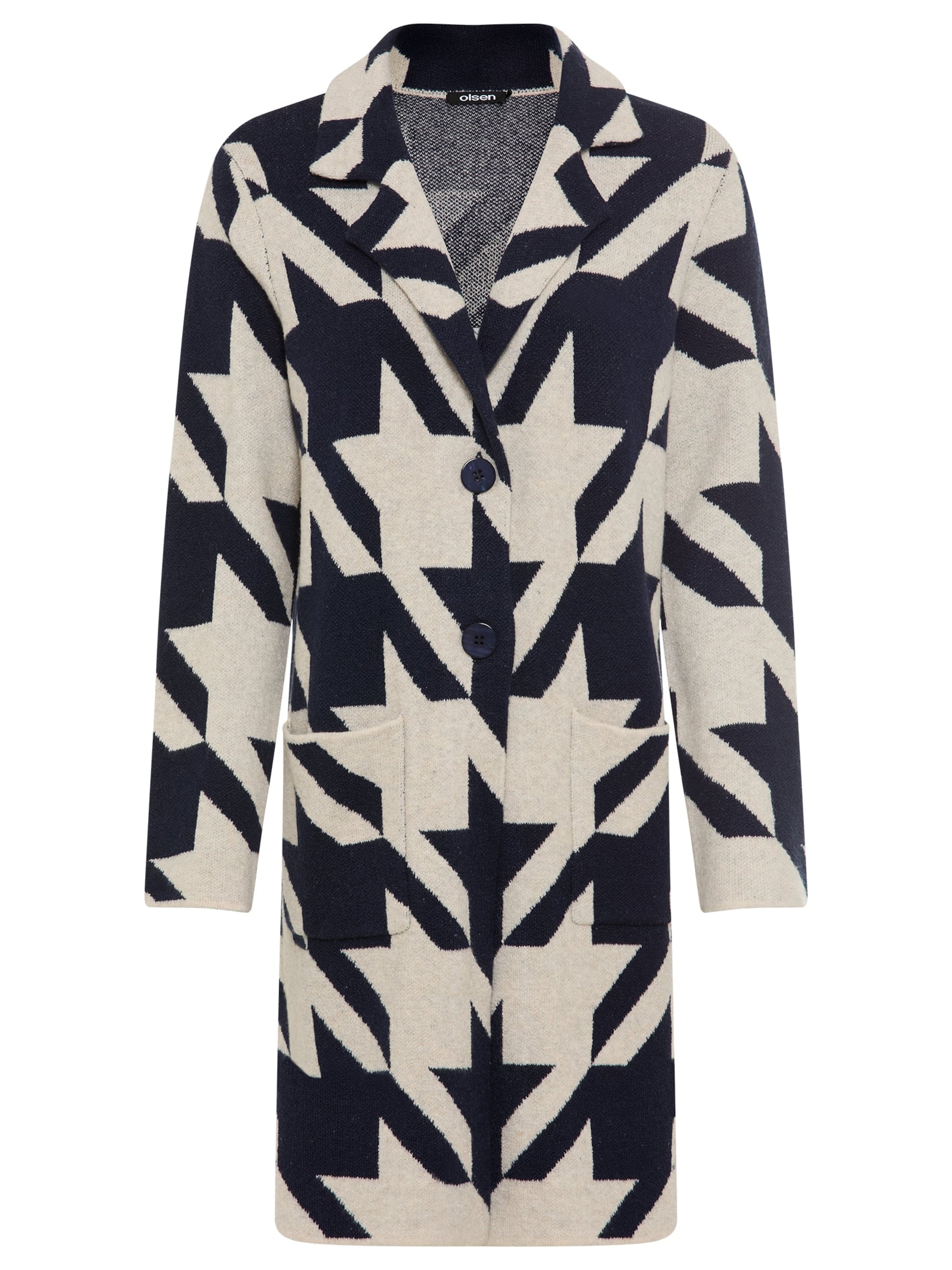 Olsen Strickjacke 'Henny' in Beige: Vorderseite