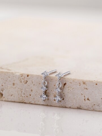 Hey Happiness - Pendientes 'Trio Drop' en plata